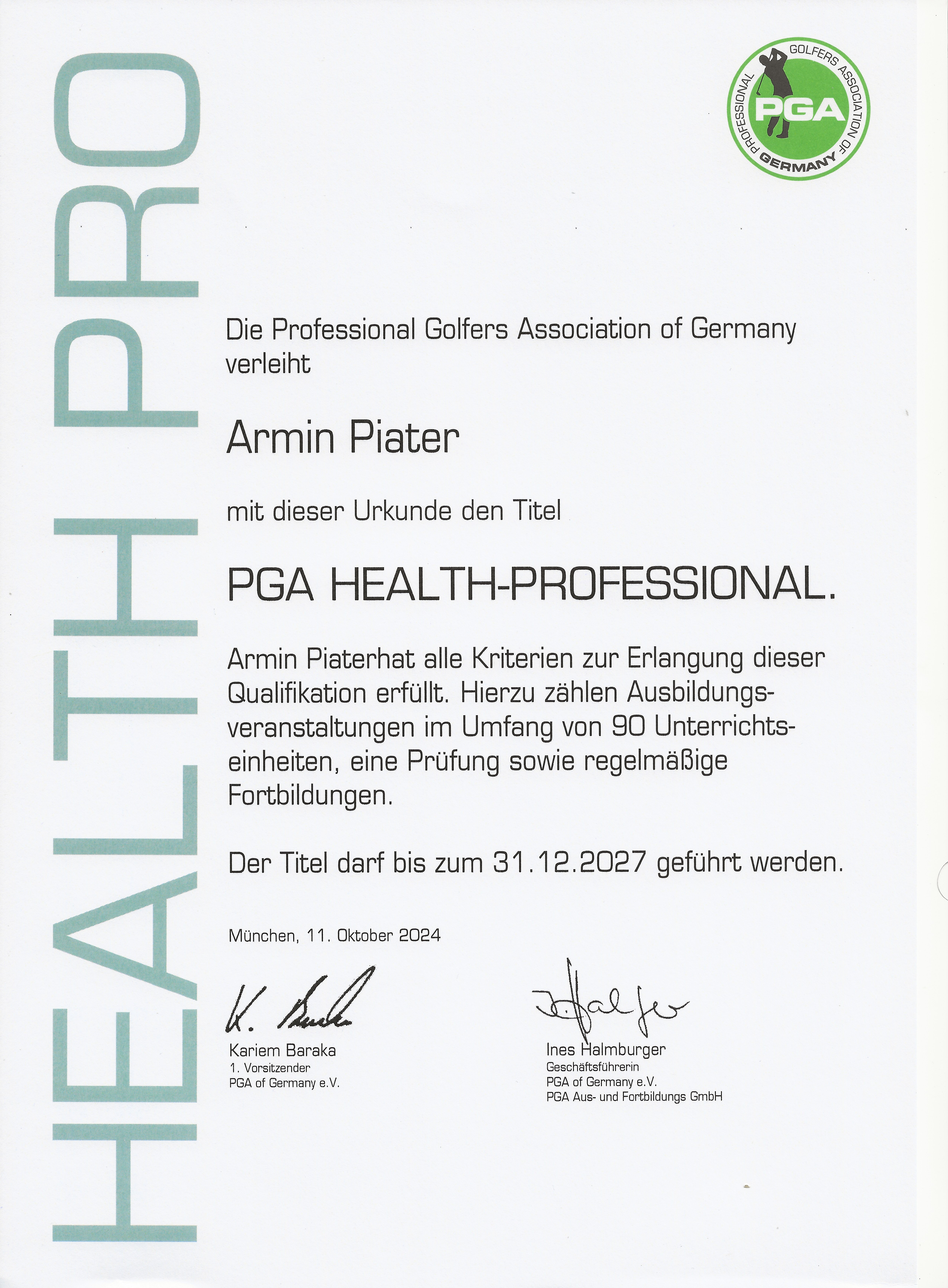 PGA Healthpro